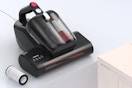 mattress vacuum on the ground