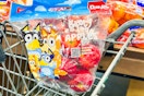 bluey apples in shopping cart
