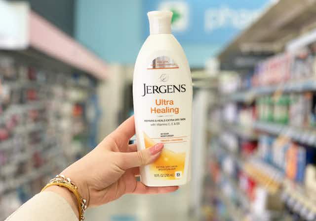 Jergens 32-Ounce Ultra Healing Lotion, $7.23 per Bottle After Amazon Credit card image