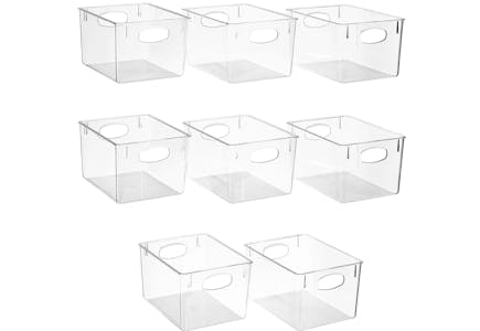 Sorbus Clear Fridge Bins