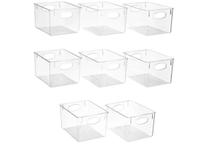 Sorbus Clear Fridge Bins