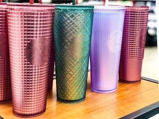 Starbucks cup display