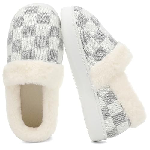 Women's Fuzzy House Slippers