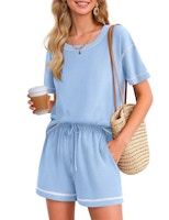 Women's Waffle Knit Lounge Set