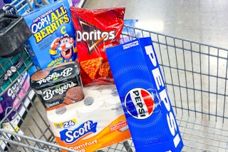 fred meyer matchup groceries in shopping cart