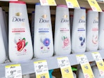 dove body washes on walgreens shelf