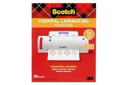 Scotch Thermal Laminating Pouches