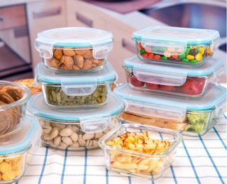 Glass Food Storage Container Set