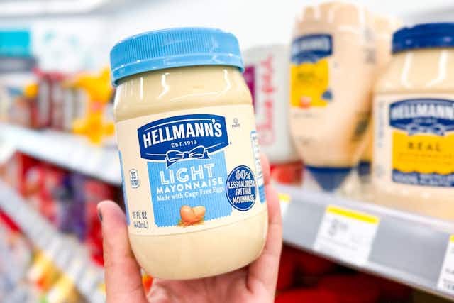 Hellmann's Light Mayonnaise 15-Ounce Jar, Just $2.49 With Walgreens Coupon card image