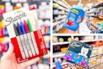 Sharpie markers, Dawn soap & Cesar dog food