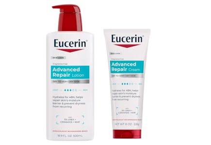2 Eucerin Lotions