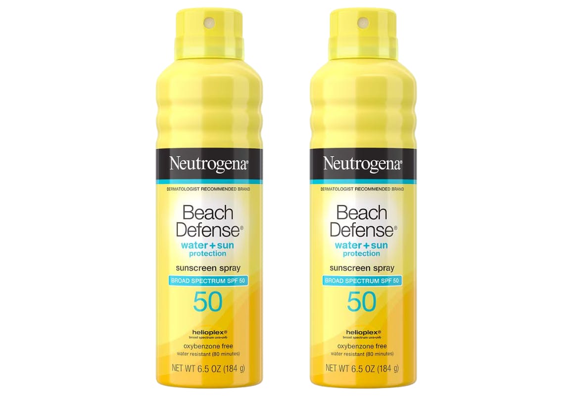2 Neutrogena Sunscreen Sprays