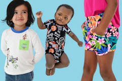 Little Sleepies Apparel: Tee, Bodysuit & Shorts