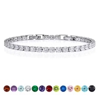 Cubic Zirconia Tennis Bracelet
