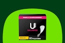 Kotex panty liners on KCL template