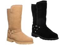 BearPaw Adult Suede Heeled Boots
