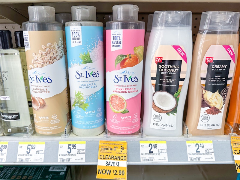 st ives body wash walgreens