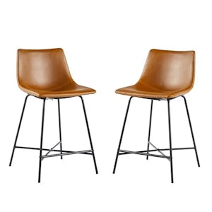 Walker Edison Counter Stool Set