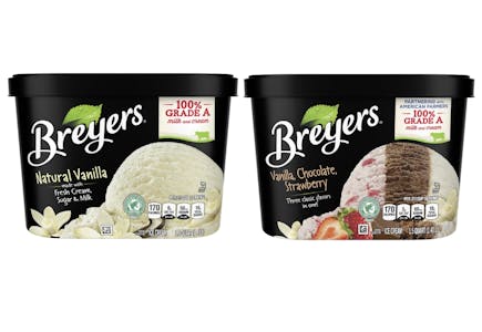 2 Breyers Ice Creams