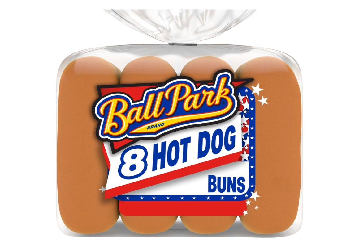2 Ball Park Buns Packs