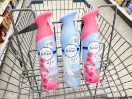 febreze air fresheners in walgreens cart
