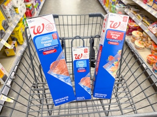 walgreens brand storage bag packs in cart