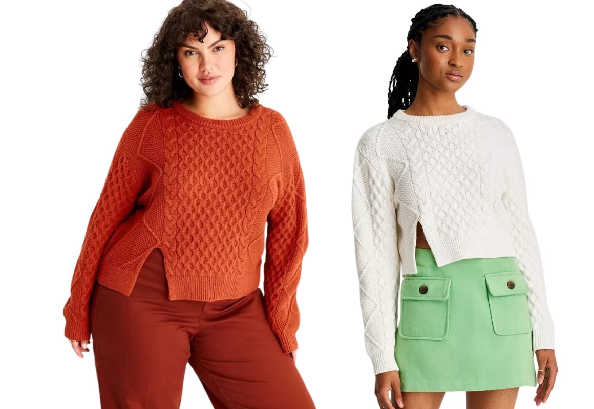 Future Collective Cable Knit Sweater