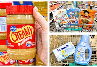 cereal snuggle peanut butter collage