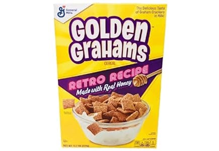 2 Golden Grahams Cereals
