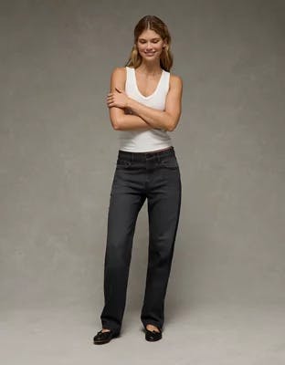 Women's Embellished Baggy Jeans