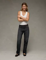 Women's Embellished Baggy Jeans