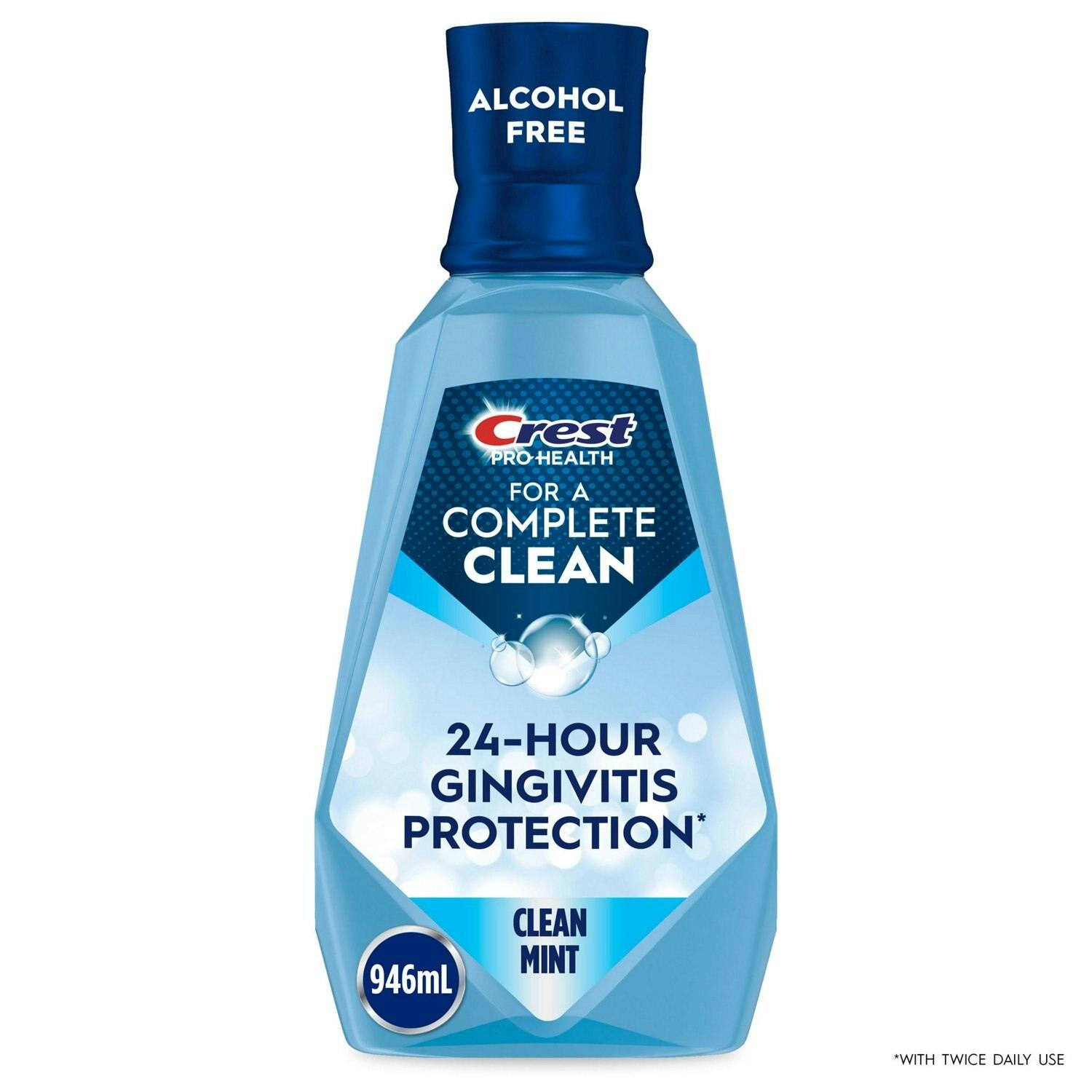 2 Crest Pro-Health Mouthwashes