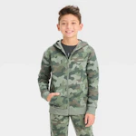 Kids' Cat & Jack Fleece Zip-Up Sweatshirt