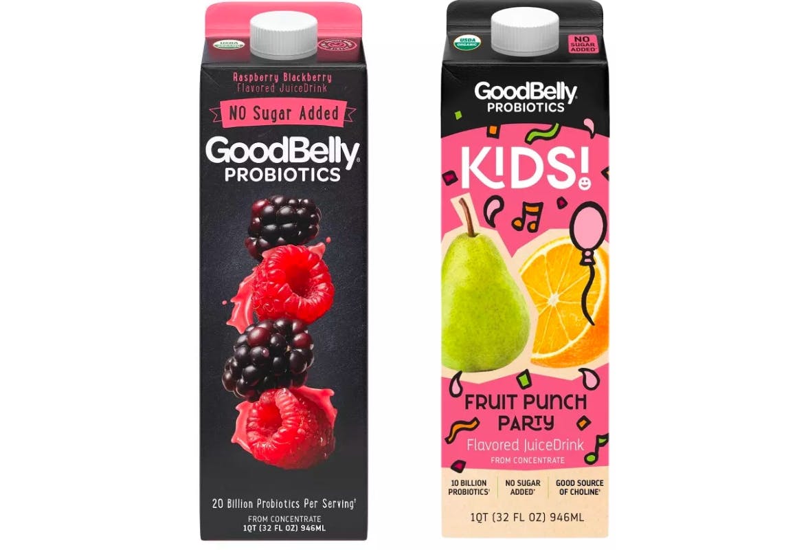 Goodbelly Kids Probiotic Fruit Punch Juice Drink - 32 Fl Oz : Target