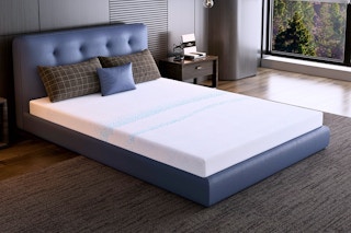 Egohome Twin Memory Foam Mattress in home setting