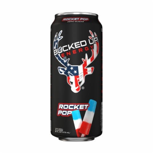 2 Bucked Up Energy Drink Cans