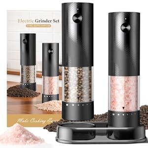 Electric Salt and Pepper Grinder Set