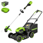 Greenworks Mower + String Trimmer