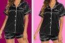 Silk Pajamas for Women Short Sleeve