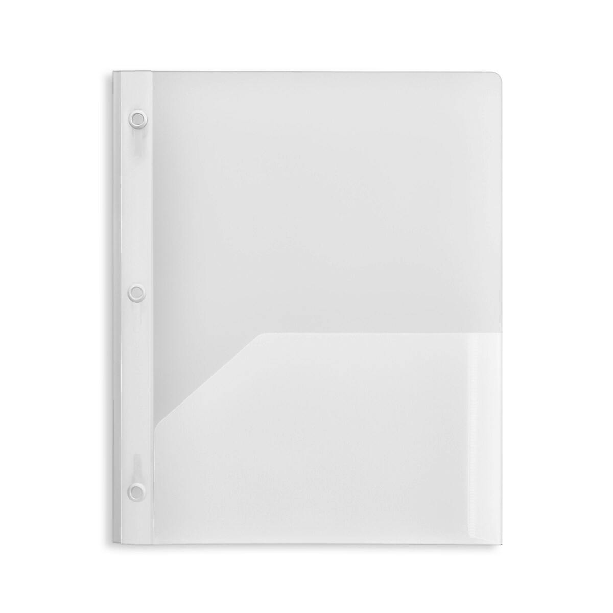 Staples 2-Pocket Plastic Folder
