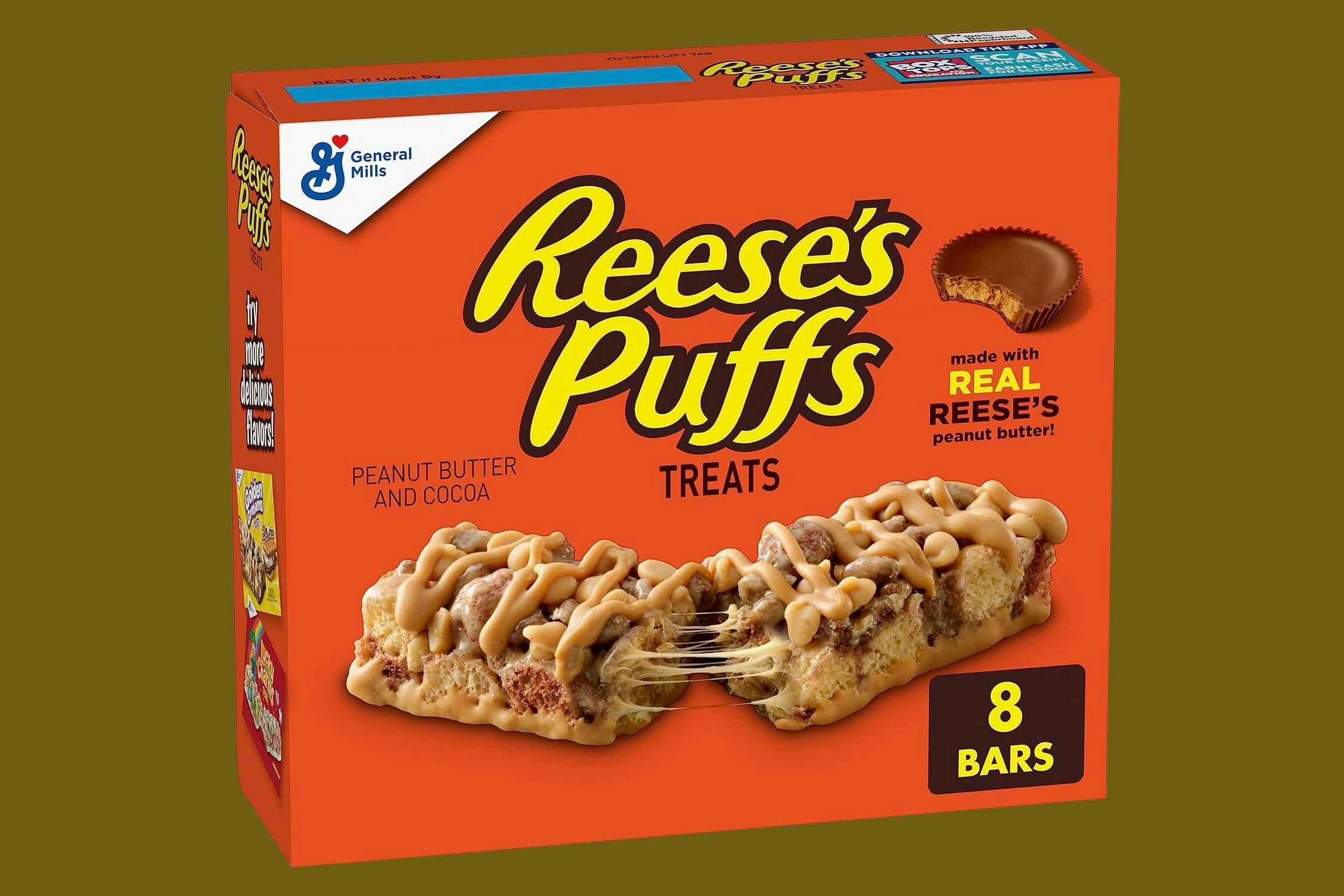 Reese's Puffs Cereal Treat Bars 8-Pack, as Low as $2.23 on Amazon 