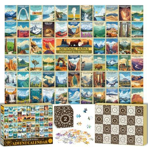 National Park Puzzle Advent Calendar