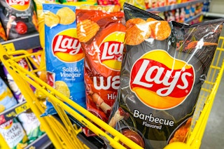lays chips in shopping cart