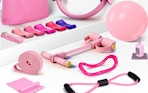 pink pilates equipment