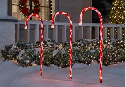 LED Candy Canes 3-Pack