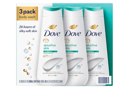 Dove Body Wash 3-Pack