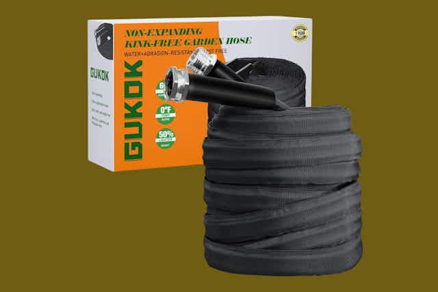 50-Foot Garden Hose, Only $23.79 on Amazon (Save 50%) card image
