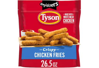 2 Tyson Any'tizers Chicken Fries Packs