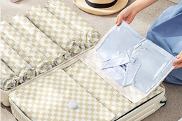 a vacuum storage bag set