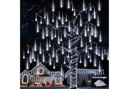 Christmas Outdoor Meteor Shower Lights